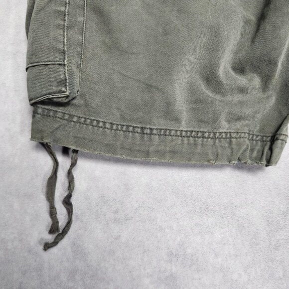 Lucky Brand Shorts Mens 33 Gray Cargo Utility Pockets Drawstring 80318 Summer - Picture 12 of 15